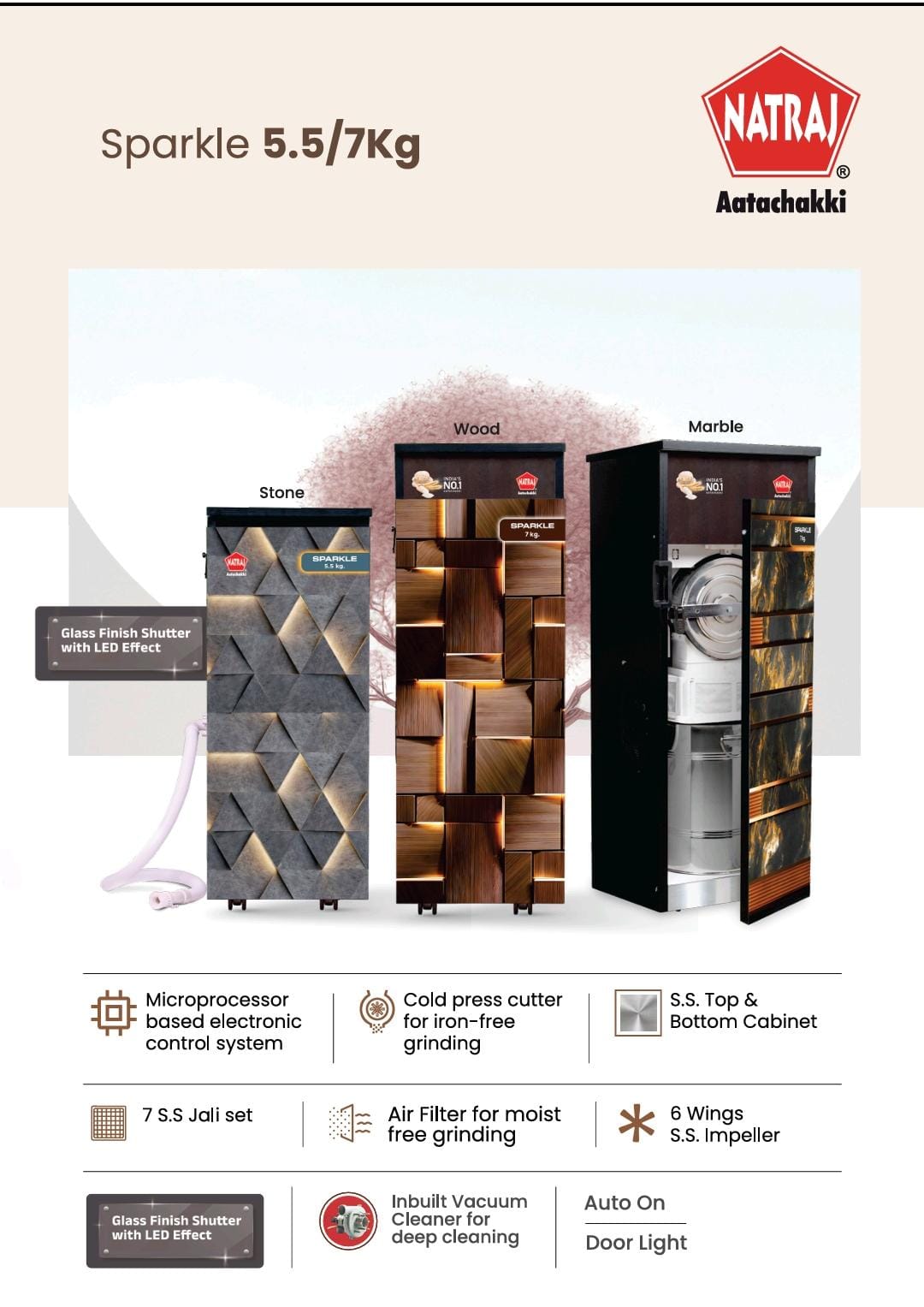 Natraj Sparkle with Vacuum Cleaner